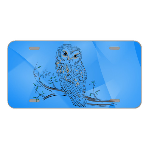 Box branch license plate - box,